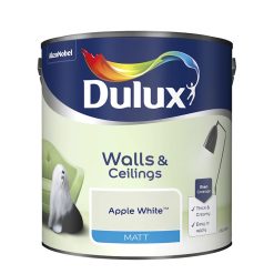 Dulux Walls & Ceilings Emulsion Matt Apple White