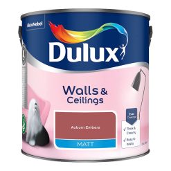 Dulux Walls & Ceilings Emulsion Matt Auburn Embers