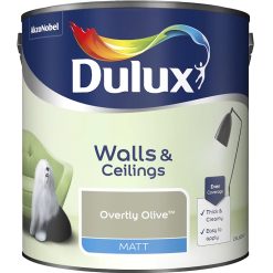 Dulux Walls & Ceilings Emulsion Matt Overtly Olive