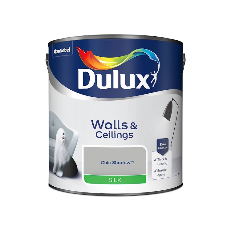 Dulux Walls & Ceilings Emulsion Silk Chic Shadow