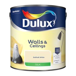 Dulux Walls & Ceilings Emulsion Silk Daffodil White