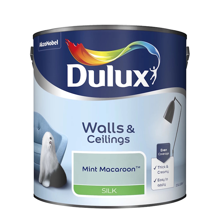 Dulux Walls & Ceilings Emulsion Silk Mint Macaroon