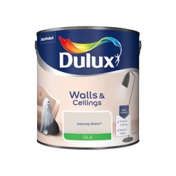 Dulux Walls & Ceilings Emulsion Silk Nutmeg White