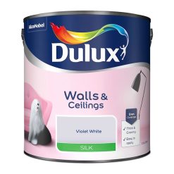 Dulux Walls & Ceilings Emulsion Silk Violet White