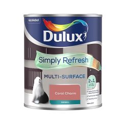 Dulux Simply Refresh Eggshell Multi- Surface Emulsion 750ml - Coral Charm
