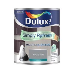 Dulux Simply Refresh Eggshell Multi- Surface Emulsion 750ml - Natural Slate