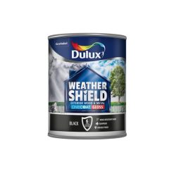Dulux Weathershield One Coat Gloss Black