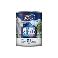 Dulux Weathershield One Coat Gloss Pure Brilliant White