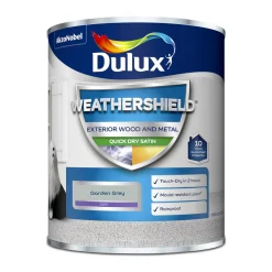 Dulux Weathershield Quick Dry Satin Garden Grey