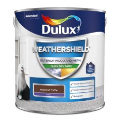 Dulux Weathershield Quick Dry Satin Hazelnut Truffle