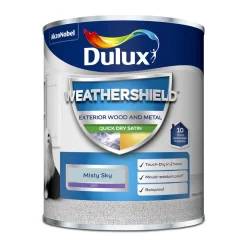 Dulux Weathershield Quick Dry Satin Misty Sky