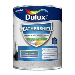 Dulux Weathershield Quick Dry Satin Teal Voyage