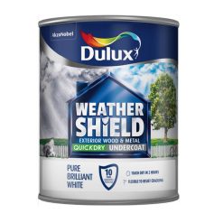 Dulux Weathershield Quick Dry Undercoat Pure Brilliant White