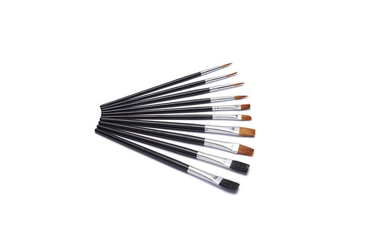 Harris Seriously Good Flat Artist Paint Brushes 10 Pack - Image 2