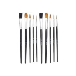 Harris Seriously Good Flat Artist Paint Brushes 10 Pack