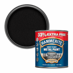 Hammerite Metal Paint - Hammered Black