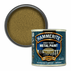 Hammerite Metal Paint - Hammered Gold