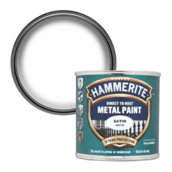 Hammerite Metal Paint - Satin White
