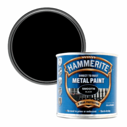 Hammerite Metal Paint - Smooth Black