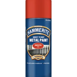 Hammerite Metal Paint - Smooth Red
