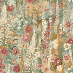 Grandeco Delphinium Forest - Green